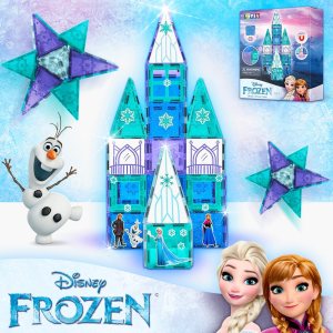 Tytan Tiles – Juego de construcción de azulejos magnéticos con licencia oficial de Disney Frozen Castle, potente libro de trabajo de aprendizaje Tytan Tiles – Juego de construcción de azulejos magnéticos con licencia oficial de Disney Frozen Castle, potente libro de trabajo de aprendizaje