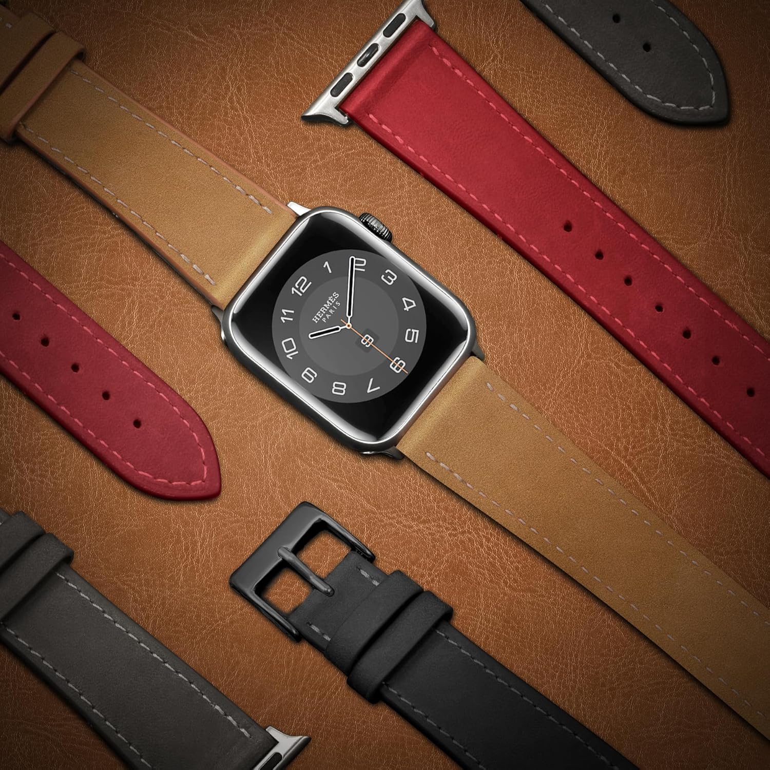 Marge Plus Compatible con Apple Watch Band Series SE 9, 8, 7, 6, 5, 4, 3, 2, 1, Ultra de 1.929 in, 1.772 in, 1.614 in, 1.732 in, 1.575 in, 1.654 in,