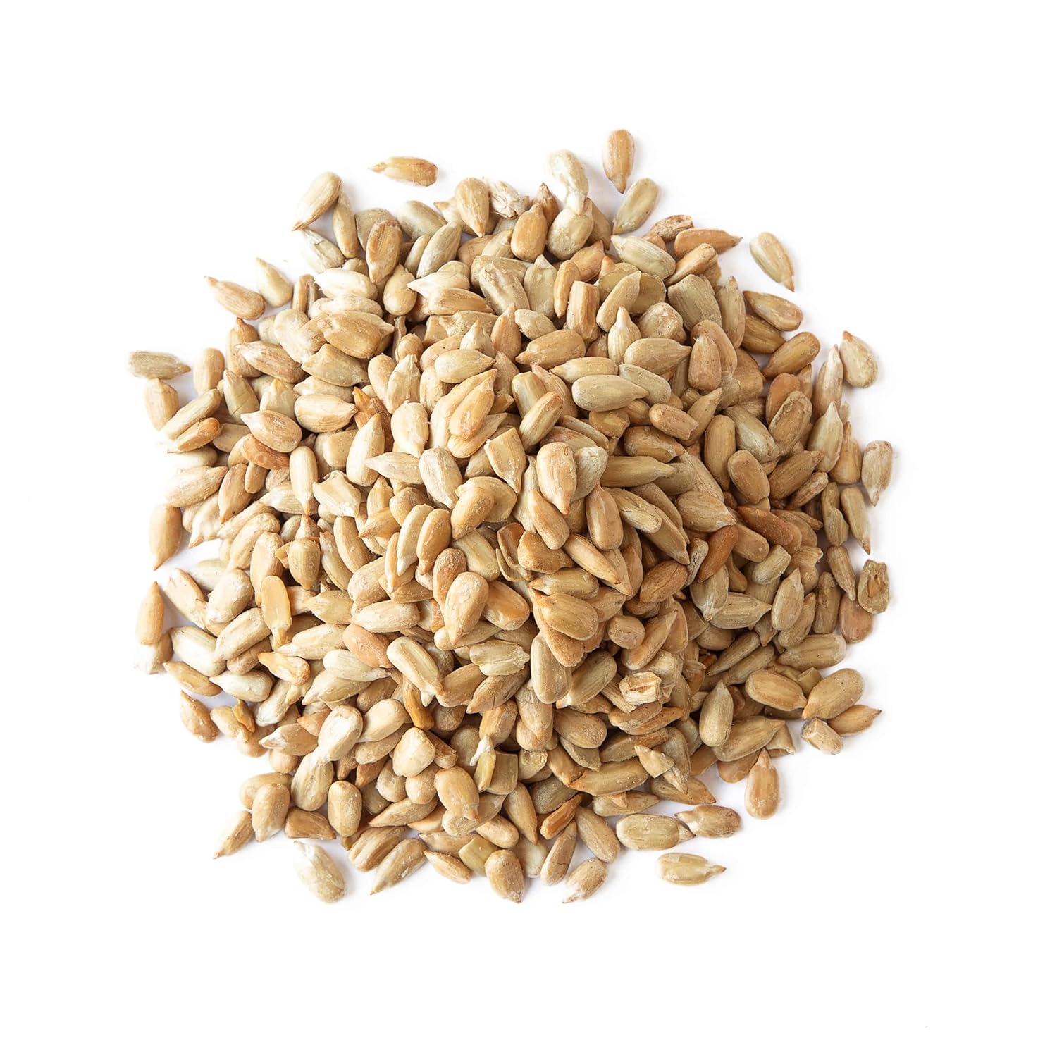 Granos de semillas de girasol tostados en seco, 1 libra, sin sal, asados al horno, sin aceite añadido, sin cáscara, vegano, kosher, keto, a granel.