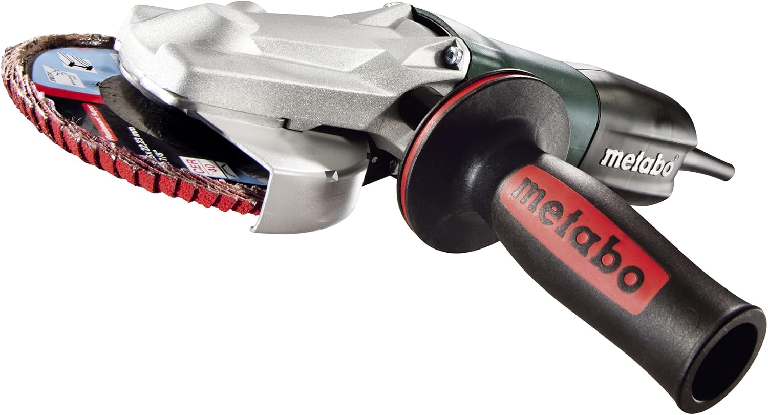 Metabo WEF9-125 Amoladora angular de cabeza plana, 4-12-pulgadas-5 pulgadas, verdenegro
