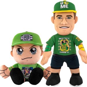 Bleacher Creatures WWE John Cena Bundle Figura de peluche de 10 pulgadas y peluche de Kuricha Bleacher Creatures WWE John Cena Bundle Figura de peluche de 10 pulgadas y peluche de Kuricha