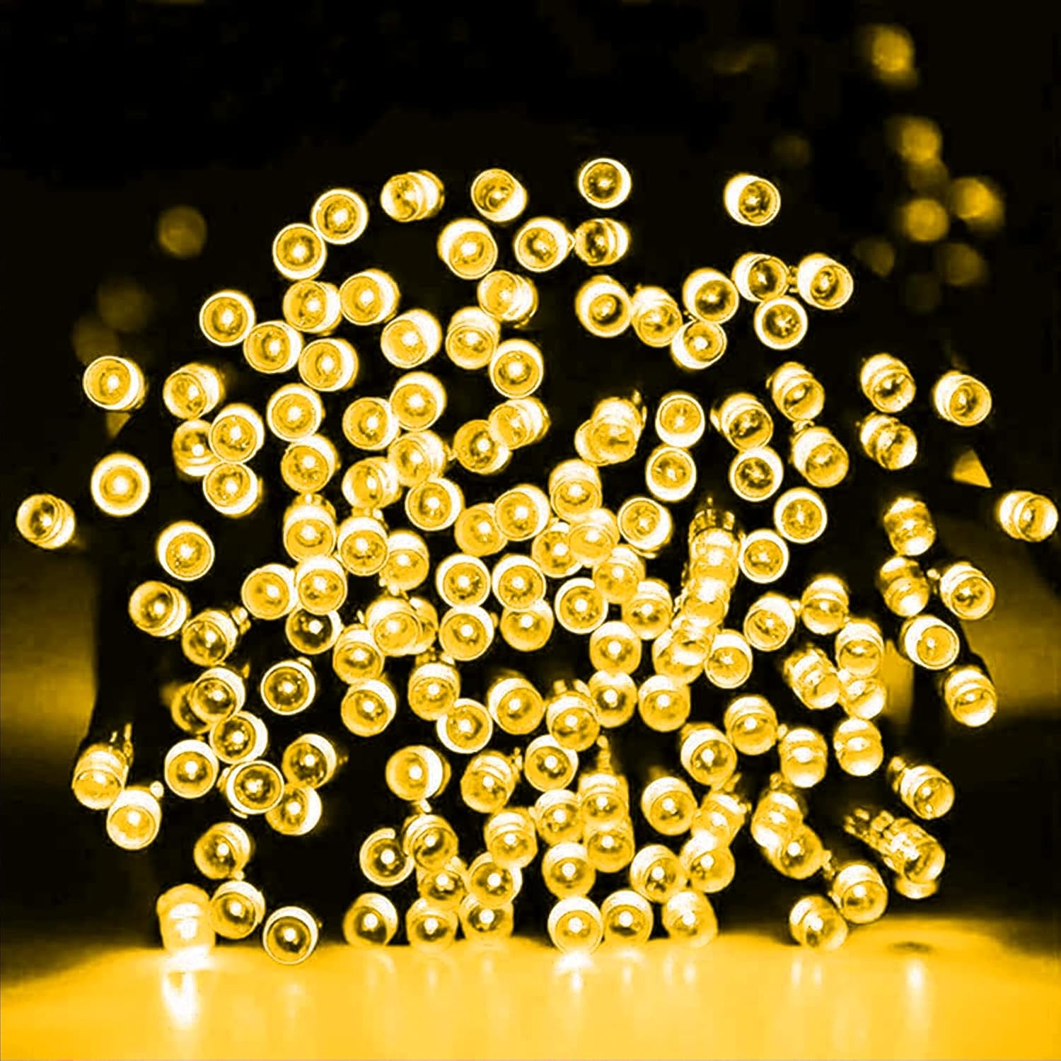 Dazzle Bright – Guirnalda de 300 luces LED para Navidad de 100 pies con 8 modos, conectables, impermeables, cable verde, decoraciones para