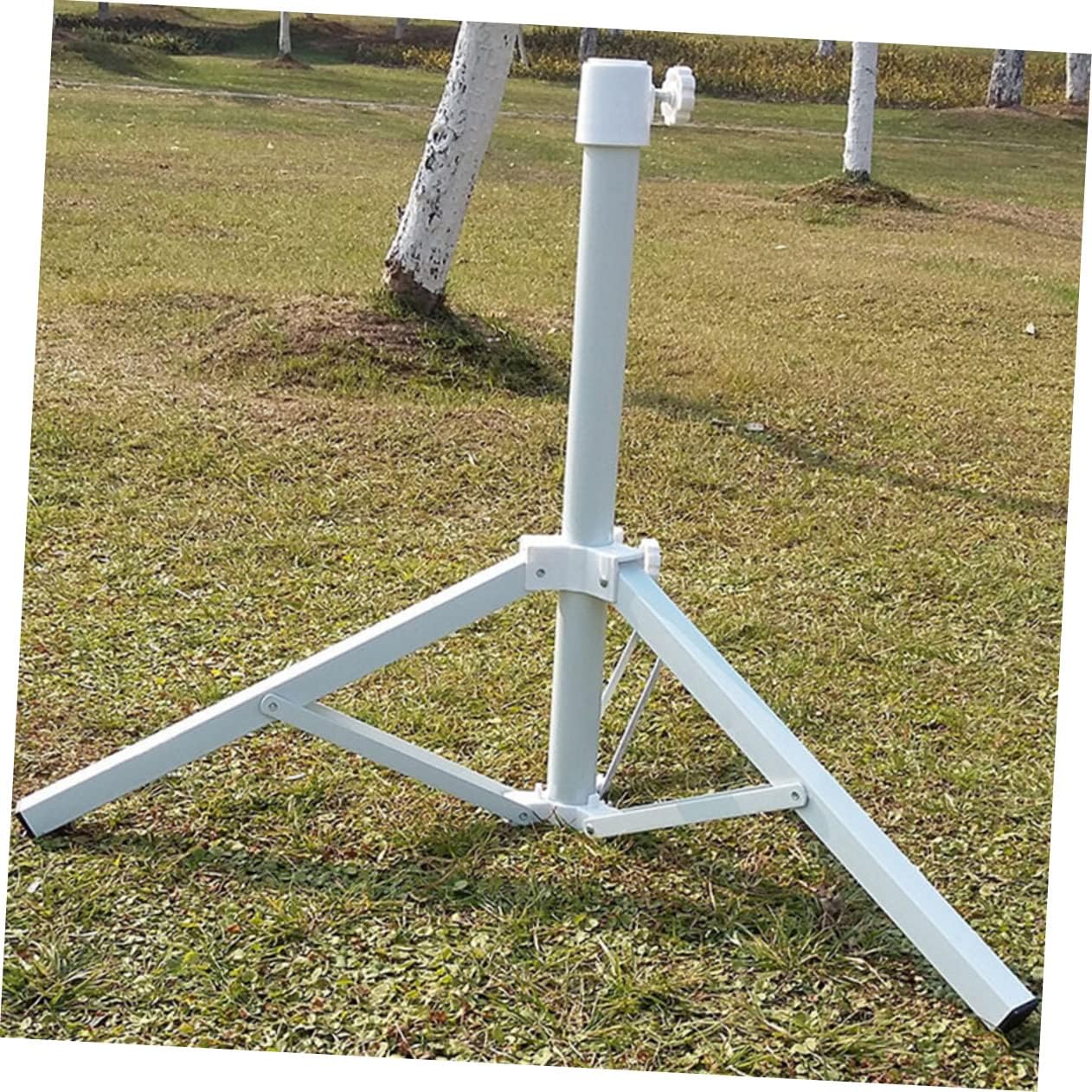 Yardwe Soporte de paraguas al aire libre Paraguas deportivo Paraguas Paraguas Paraguas Patio Bases Triángulo Paraguas Stand Sportbrella Beach