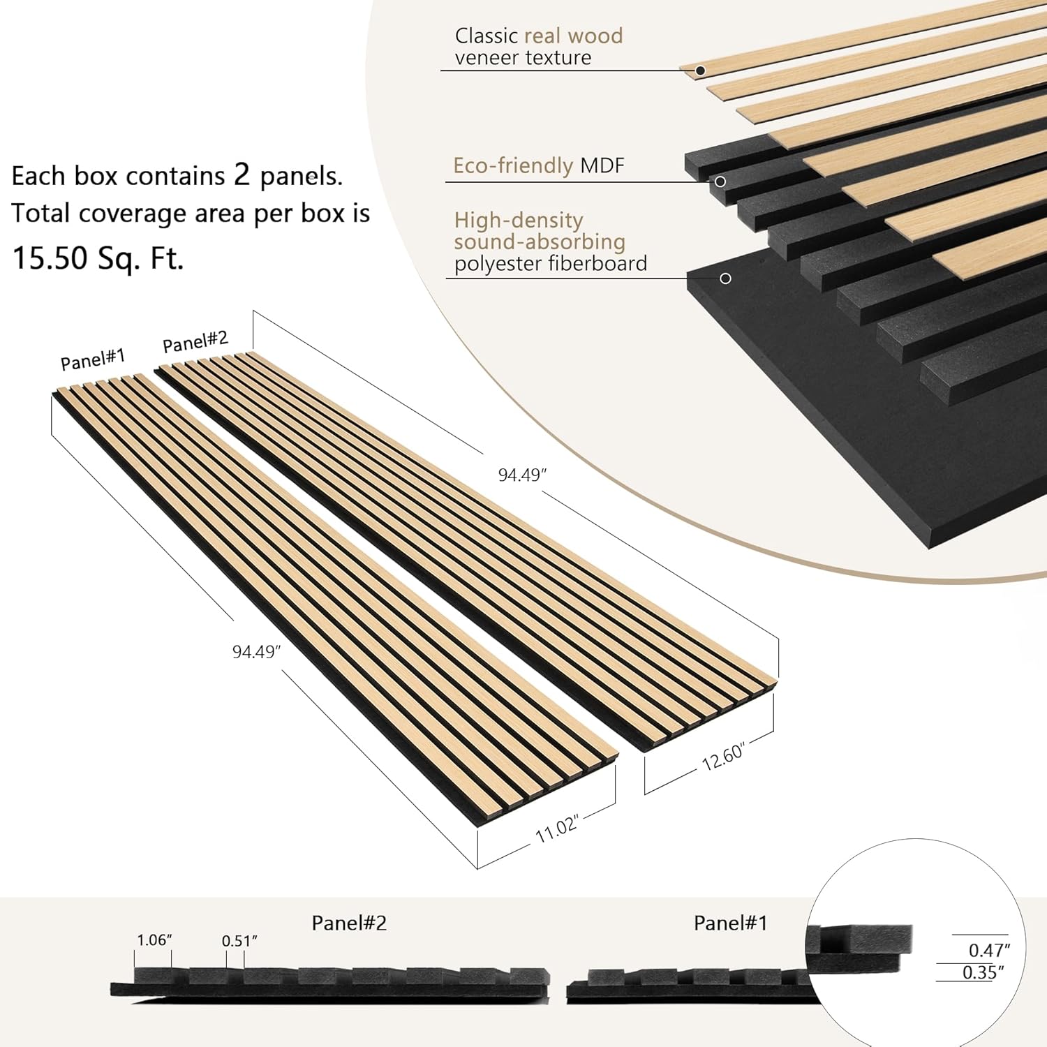 Paneles de pared de chapa de madera acústica 3D para paneles de pared interior y techos, tablero de fieltro absorbente de sonido, paneles