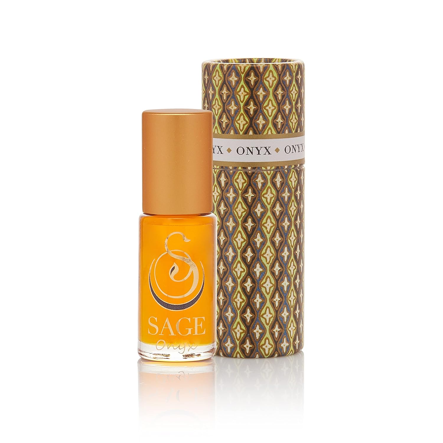 The Sage Lifestyle ONYX – Aceite de perfume enrollable con piedras preciosas (18 onzas), perfume de viaje, aceite de perfume vegano, siente un sutil