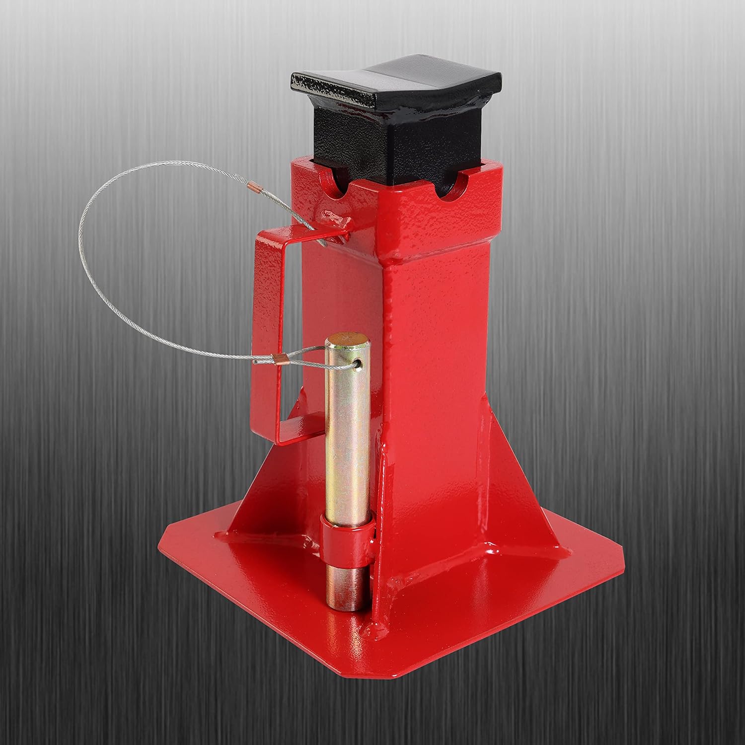 Torin ATZ120005B – Soporte para gato automotriz de altura ajustable estilo pasador, capacidad de 12 toneladas (26,400 libras), rojo, 1 par