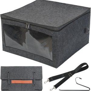 Caja de almacenamiento de sombreros para sombrero de vaquero, funda de almacenamiento cuadrada plegable de ala ancha de viaje, organizador de Caja de almacenamiento de sombreros para sombrero de vaquero, funda de almacenamiento cuadrada plegable de ala ancha de viaje, organizador de