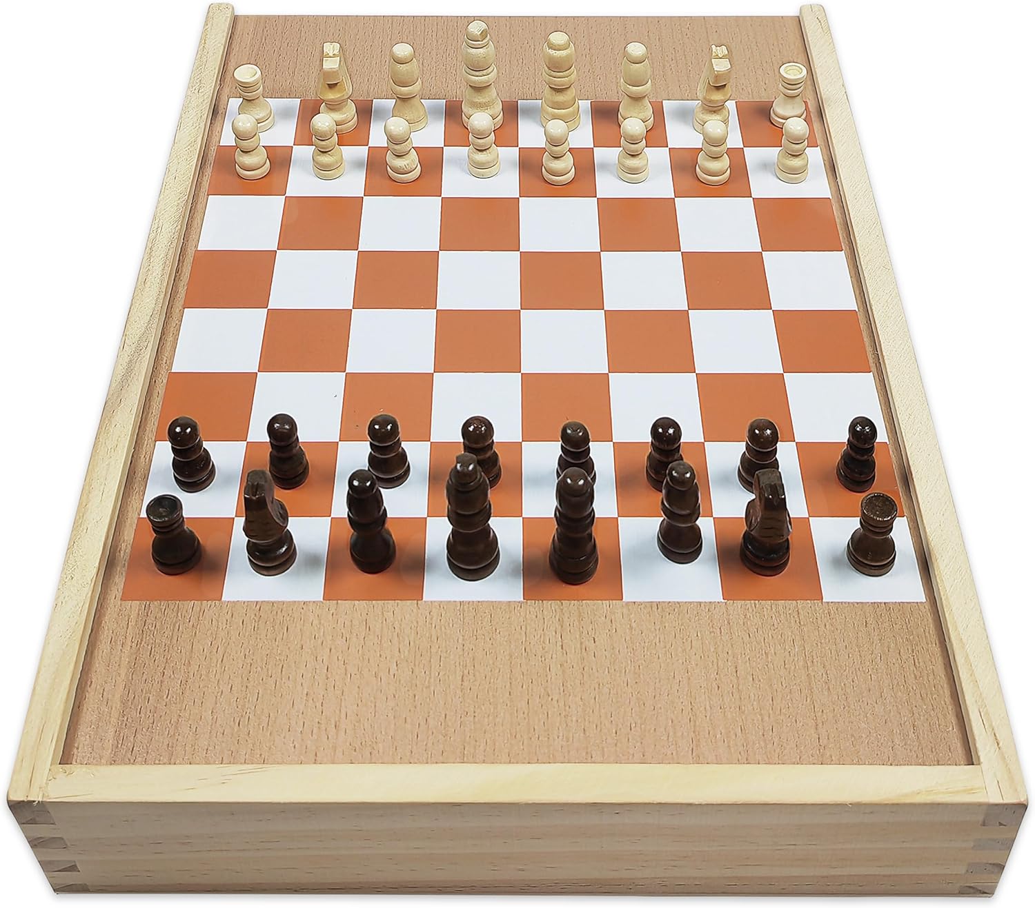 Fast Sling Puck Juego 5 en 1, juego de mesa plegable de madera para adultos y familia