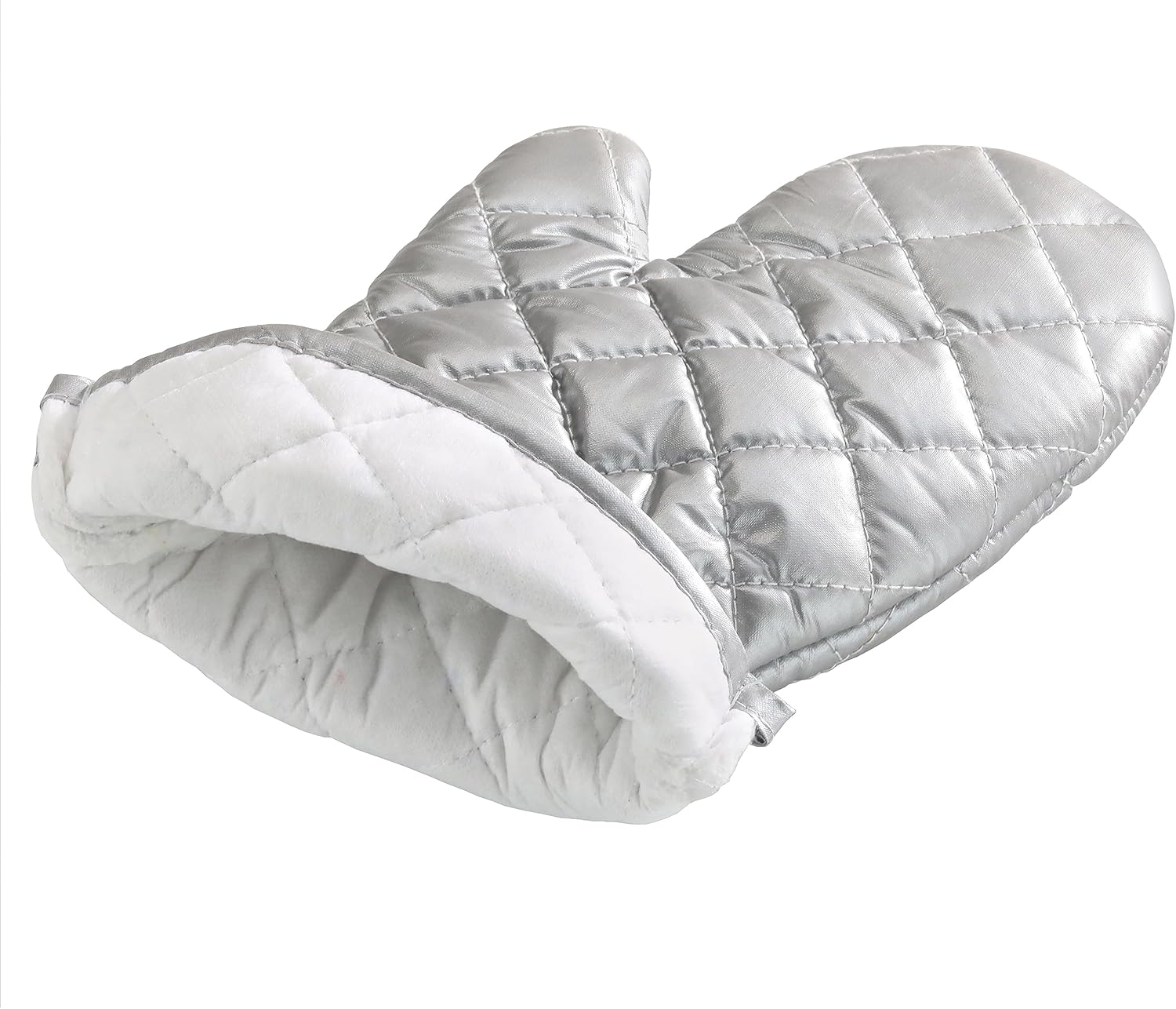 New Star Foodservice 1028652 Guantes de horno de tela entretejidasilicona, hasta 400F, 13 pulgadas, juego de 2