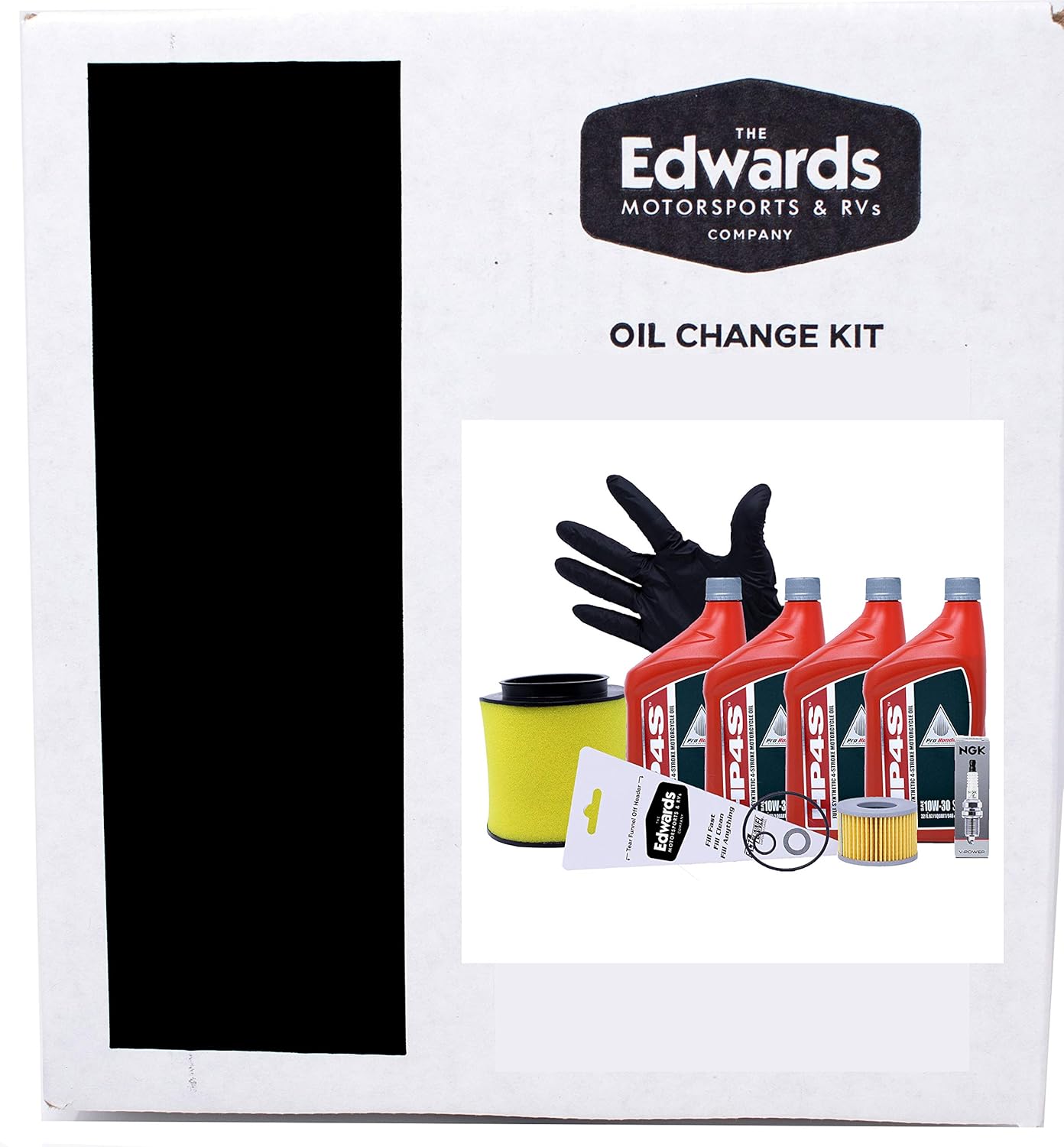 Edwards Kit de mantenimiento para Honda TRX420 Rancher FE FM TM TE FPM FPE ATV 2007-2013 (totalmente sintético)