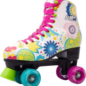 STMAX Patines clásicos Derby de 4 ruedas para mujeres y niñas, patines cuádruples para niños y adultos Patines para niñas y mujeres patines al aire STMAX Patines clásicos Derby de 4 ruedas para mujeres y niñas, patines cuádruples para niños y adultos Patines para niñas y mujeres patines al aire