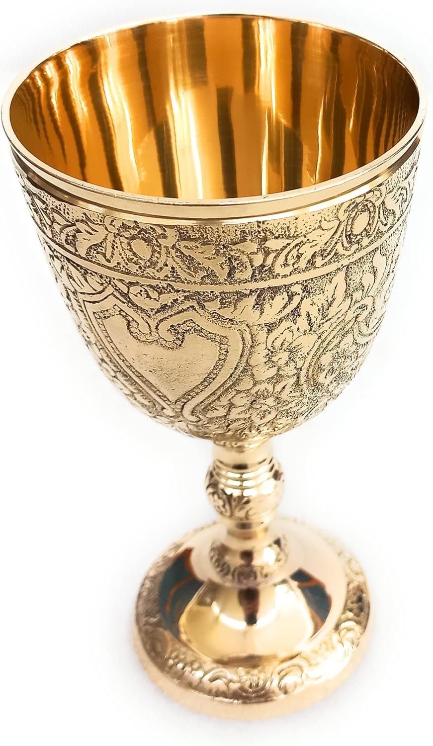 ALADEAN Copas de cáliz vintage de 12 piezas  Copas de vino real del rey Arturo  Copa medieval renacentista para copas de comunión, paquete de