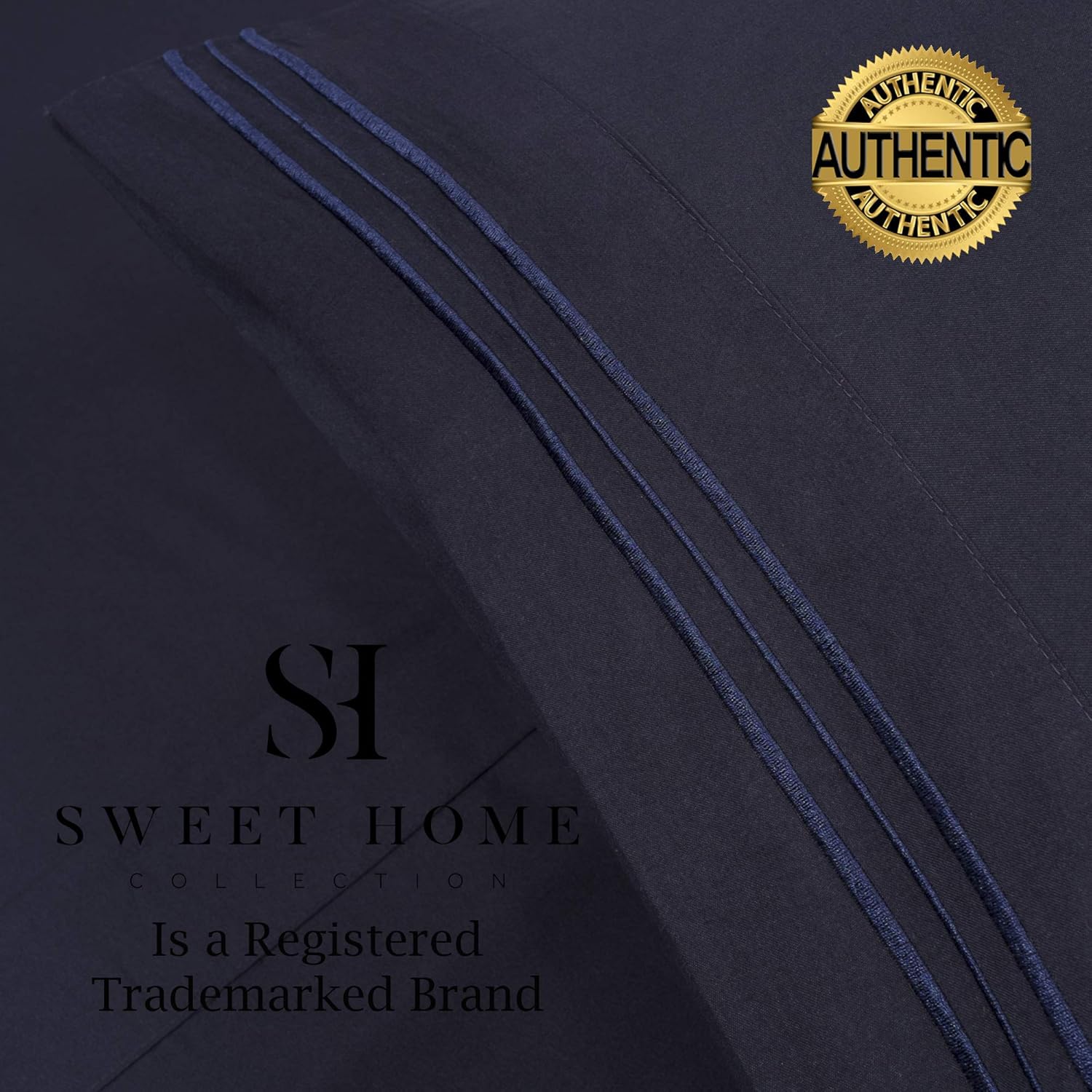 1500 Supreme Collection – Juego de sábanas, juego de sábanas de alta calidad con tela de sensación de durazno, de lujo, desde 2012, ropa de cama