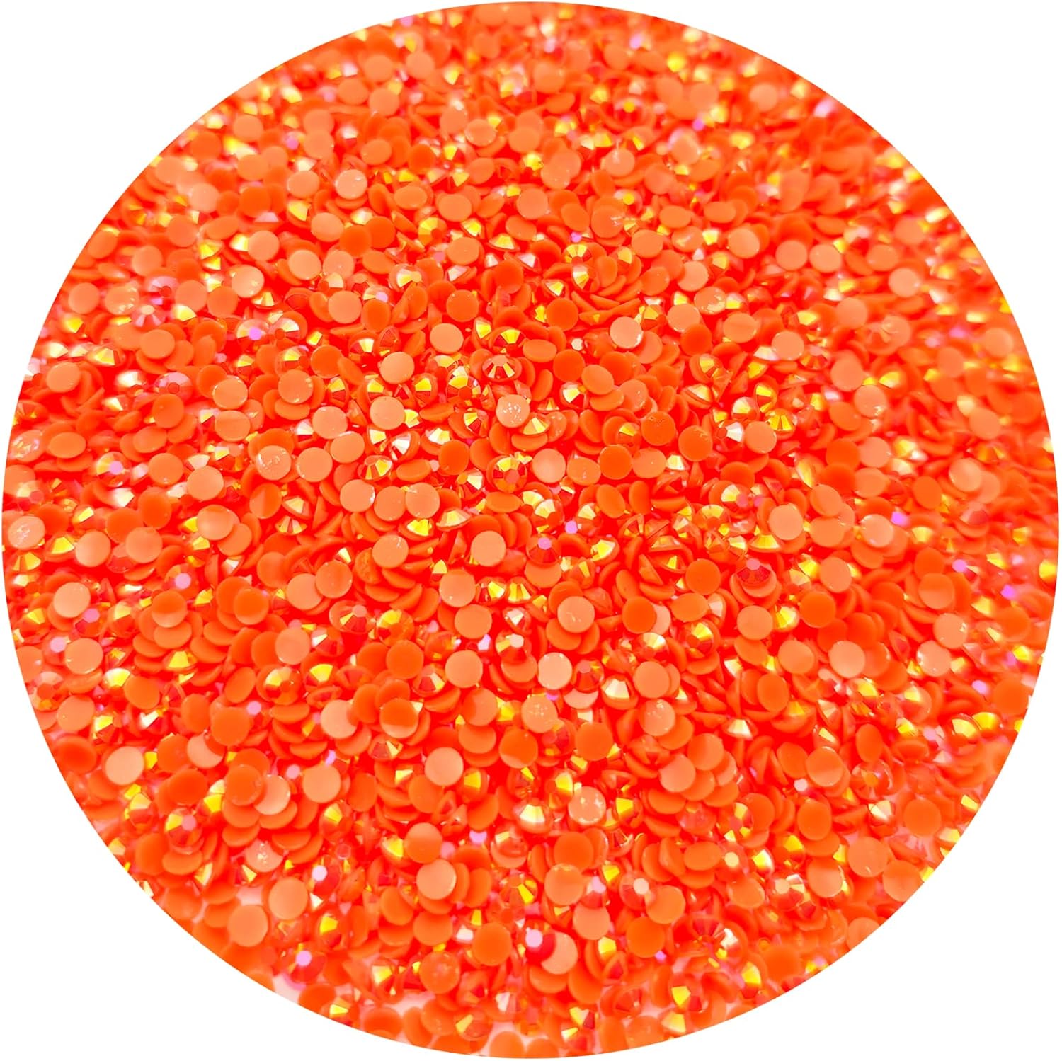 10000 diamantes de imitación de resina de 0.118 pulgadas (0.118 in) con parte trasera plana, parte trasera plana, diamantes de imitación de resina