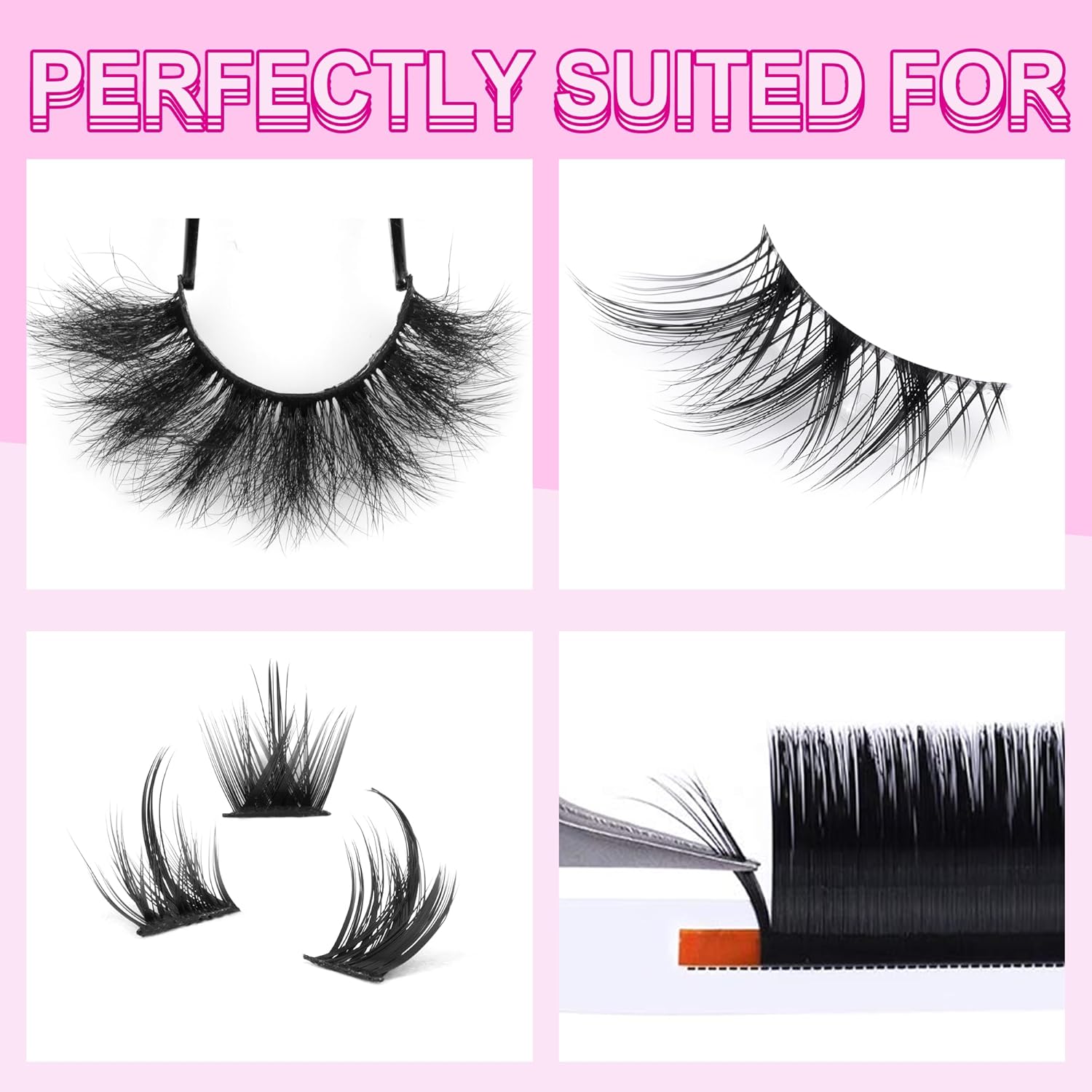 Adhesivo y removedor de pestañas para extensiones de pestañas individuales, extensión de pestañas individuales, extensión de pestañas impermeable,