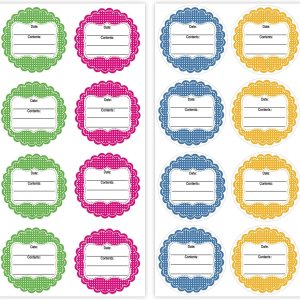 Etiquetas redondas para conservas de 2 pulgadas, etiquetas para envases, etiquetas para tarros de masón, botellas, calcomanías de alimentos para Etiquetas redondas para conservas de 2 pulgadas, etiquetas para envases, etiquetas para tarros de masón, botellas, calcomanías de alimentos para