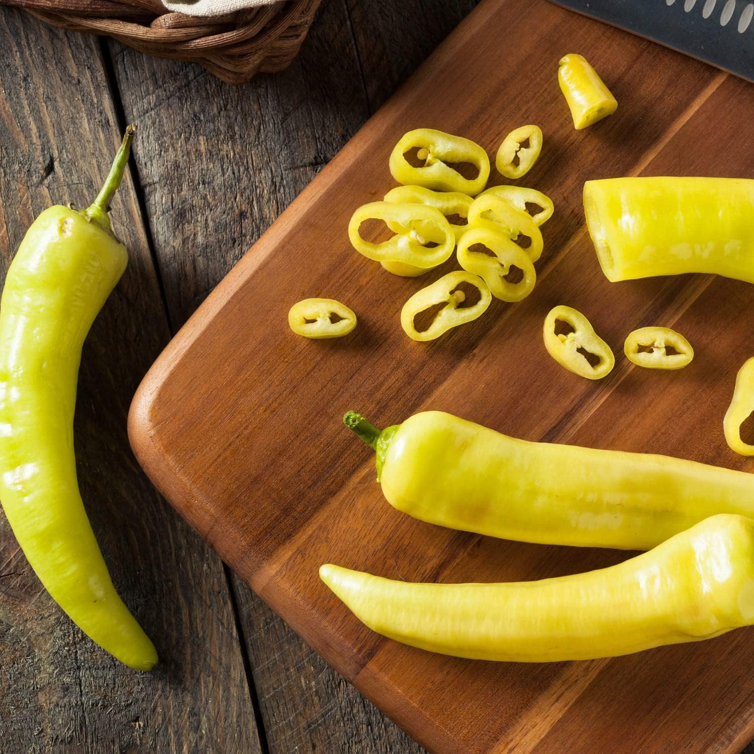 Bonnie Plants Pimienta de plátano picante 19.3 oz. paquete de 4, amarillo