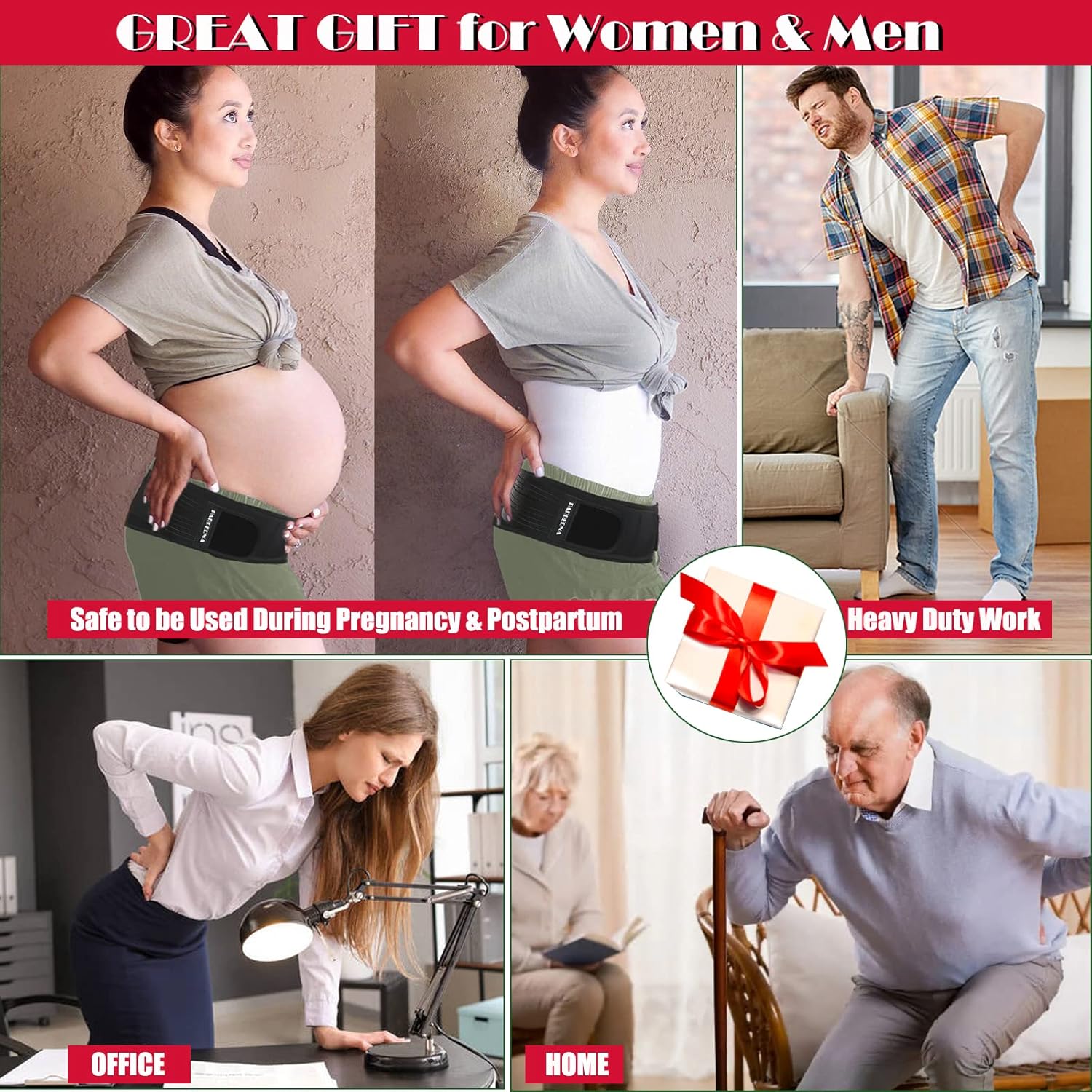 Sacroiliac SI – Cinturón de cadera para mujeres y hombres, cinturón de cadera SI para articulaciones, soporte de espalda baja, soportes de cadera