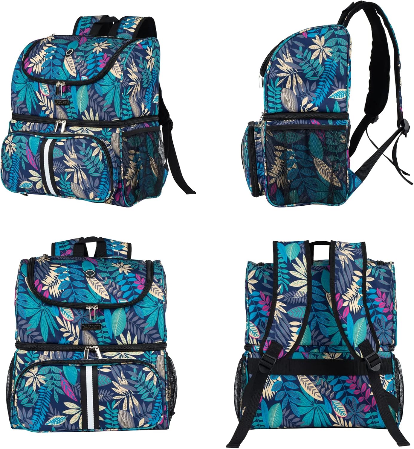 BAGLHER Bolsa de viaje para mascotas, mochila de doble capa para suministros para mascotas (para todos los suministros de viaje para mascotas),