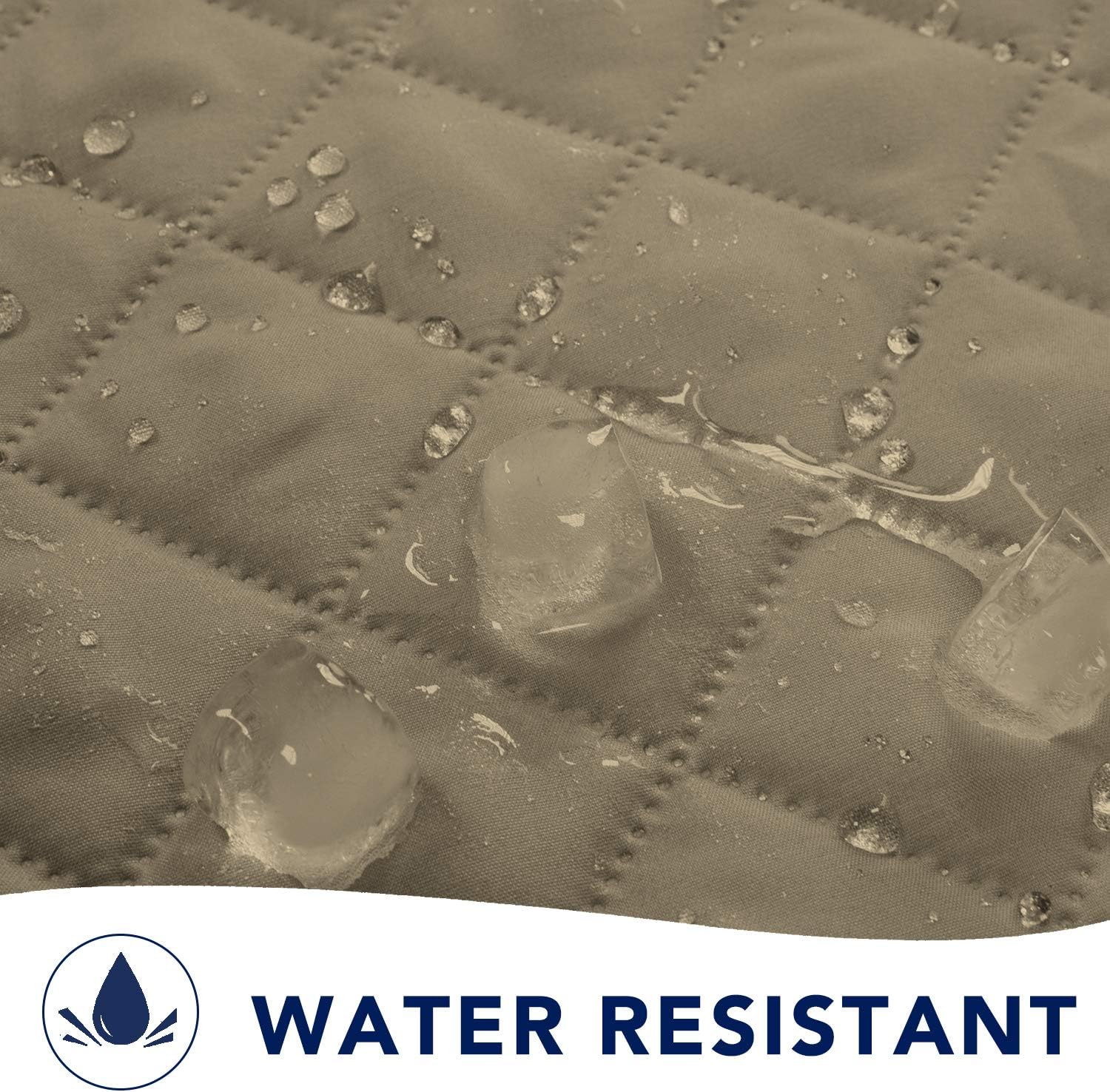 PureFit Funda de sofá reversible resistente al agua, lavable a máquina, con correa ajustable, para perros, mascotas (reclinable, beigemarfil)