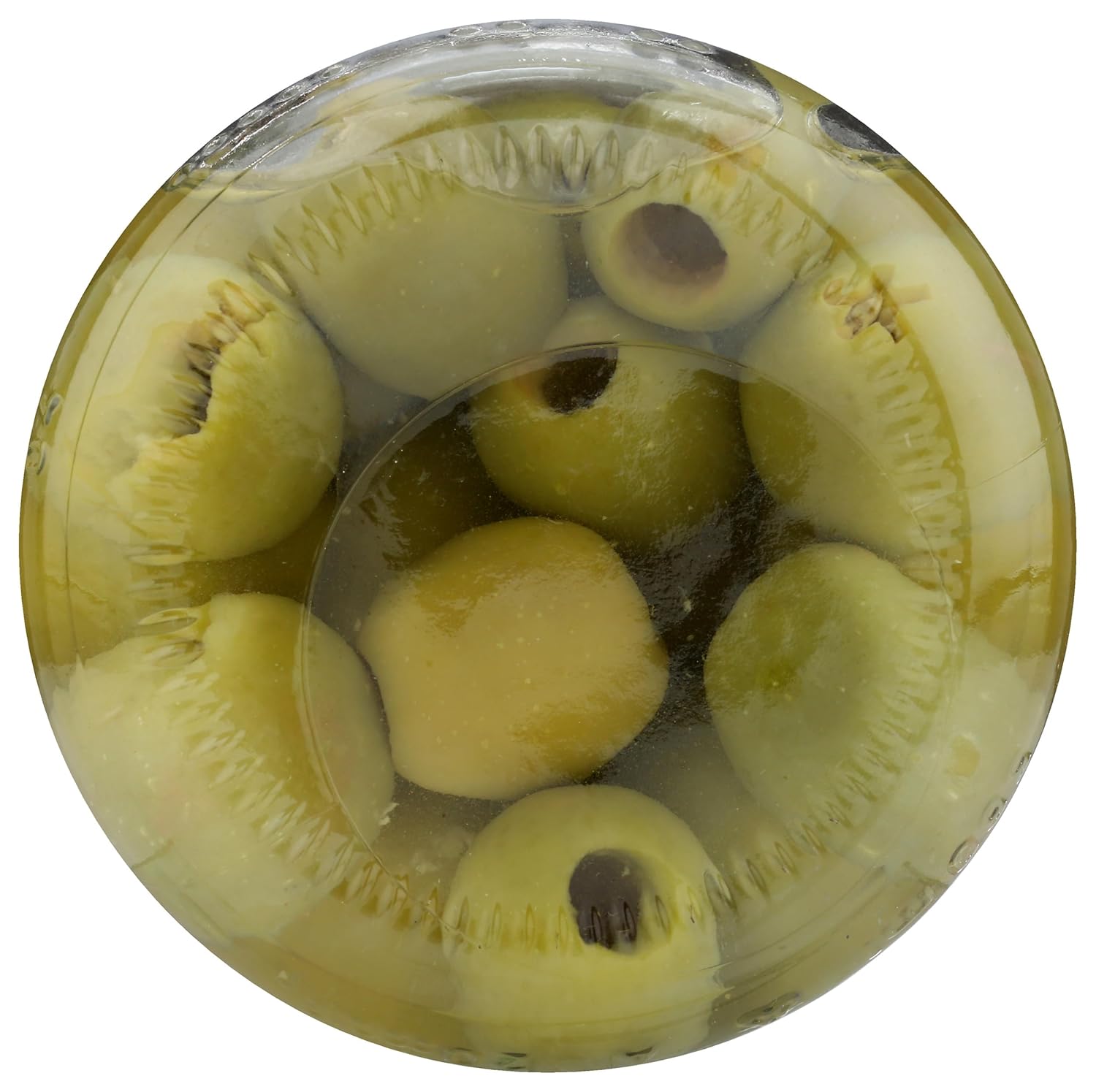 FRANKIES 457 Aceitunas Castelvetrano verdes sin hueso, 9 onzas