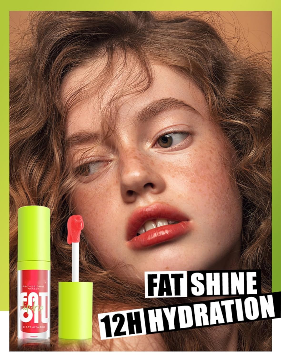 MAEPEOR Aceite de labios, color de labios brillante hidratante ultrahidratante, 16 tonos, cabeza de cepillo grande, antiadherente, de larga