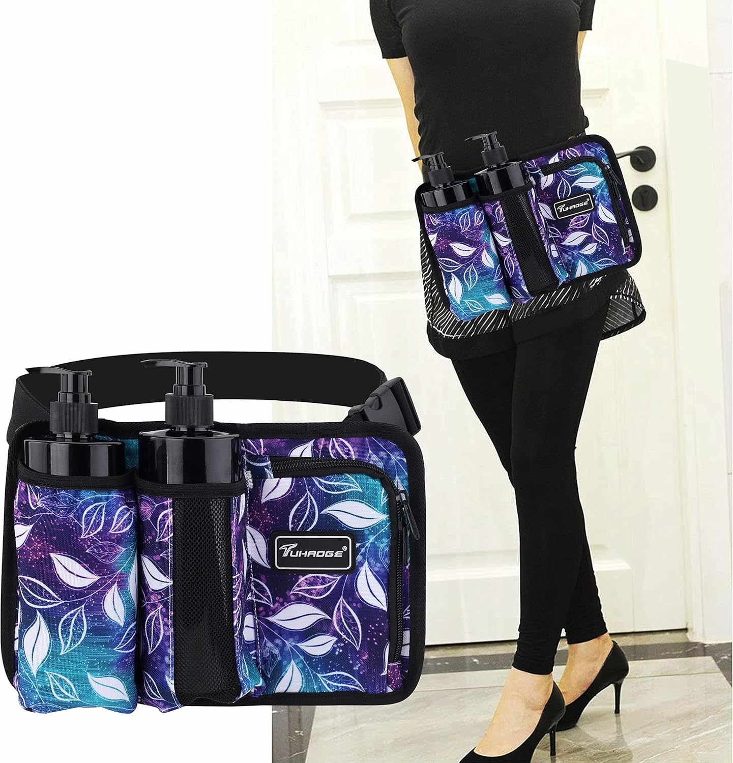 Bolsa para botella de masaje, funda de aceite de masaje, loción de loción de masaje, masajista, funda de aceite de masaje, loción de masaje (TH3kd-