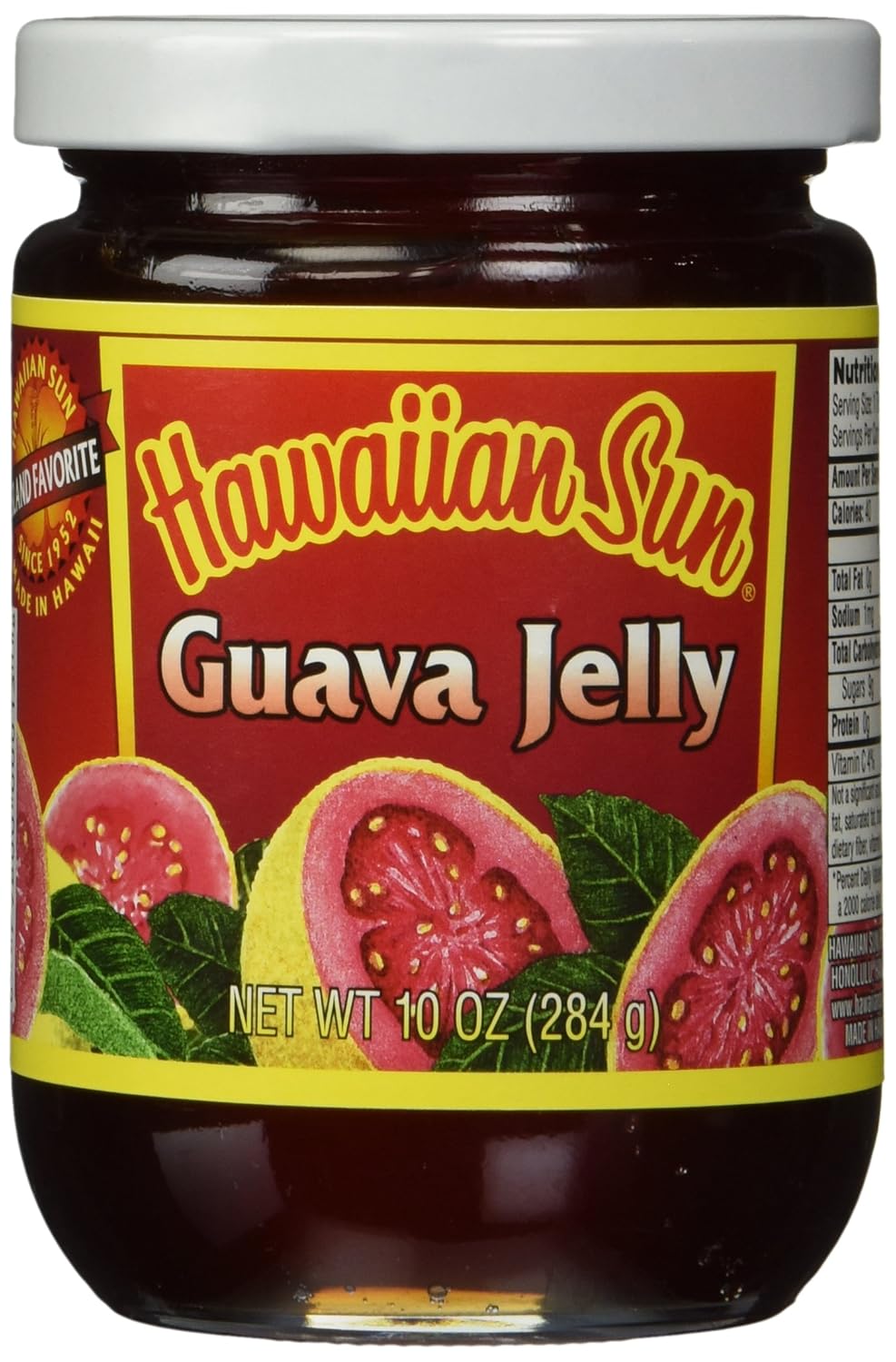 Hawaiian Sun Gelatina de guayaba (hecha en Hawaii), 10 onzas