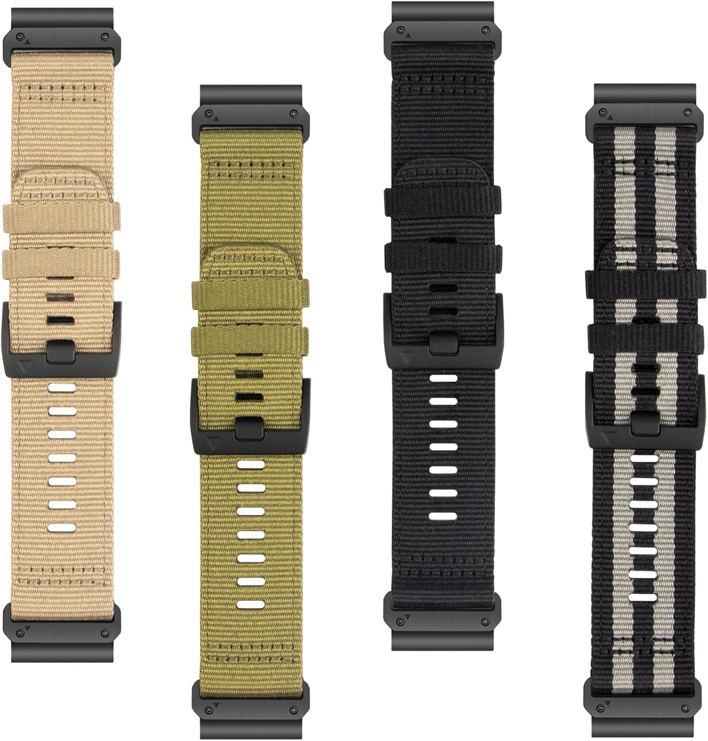 Zeit Diktator Correas de reloj Quickfit de 1.024 in compatibles con Garmin Tactix 7 ProFenix 7X Pro7X6X Pro5X pro5XDescent MK2 MK1 Tactix