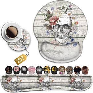 Alfombrilla de mouse con soporte de muñeca, alfombrilla de mouse de gel ergonómica, reposamuñecas de teclado de espuma viscoelÔstica, diseño de Alfombrilla de mouse con soporte de muñeca, alfombrilla de mouse de gel ergonómica, reposamuñecas de teclado de espuma viscoelÔstica, diseño de