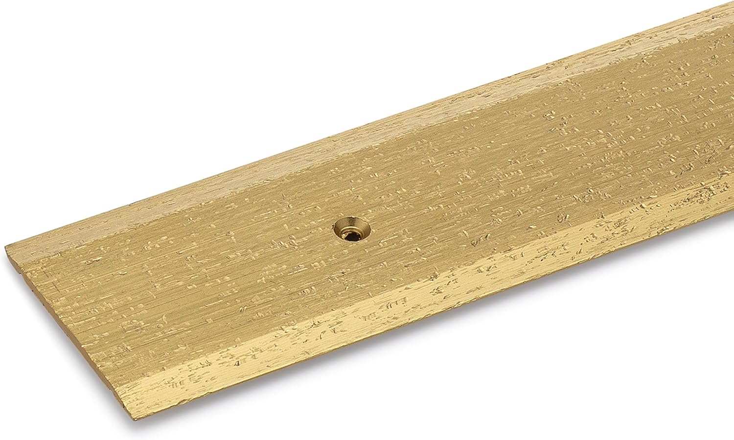 Mini carpeta de umbralcostura de 1.75 pulgadas con acabado martillado (6 pies, oro satinado)