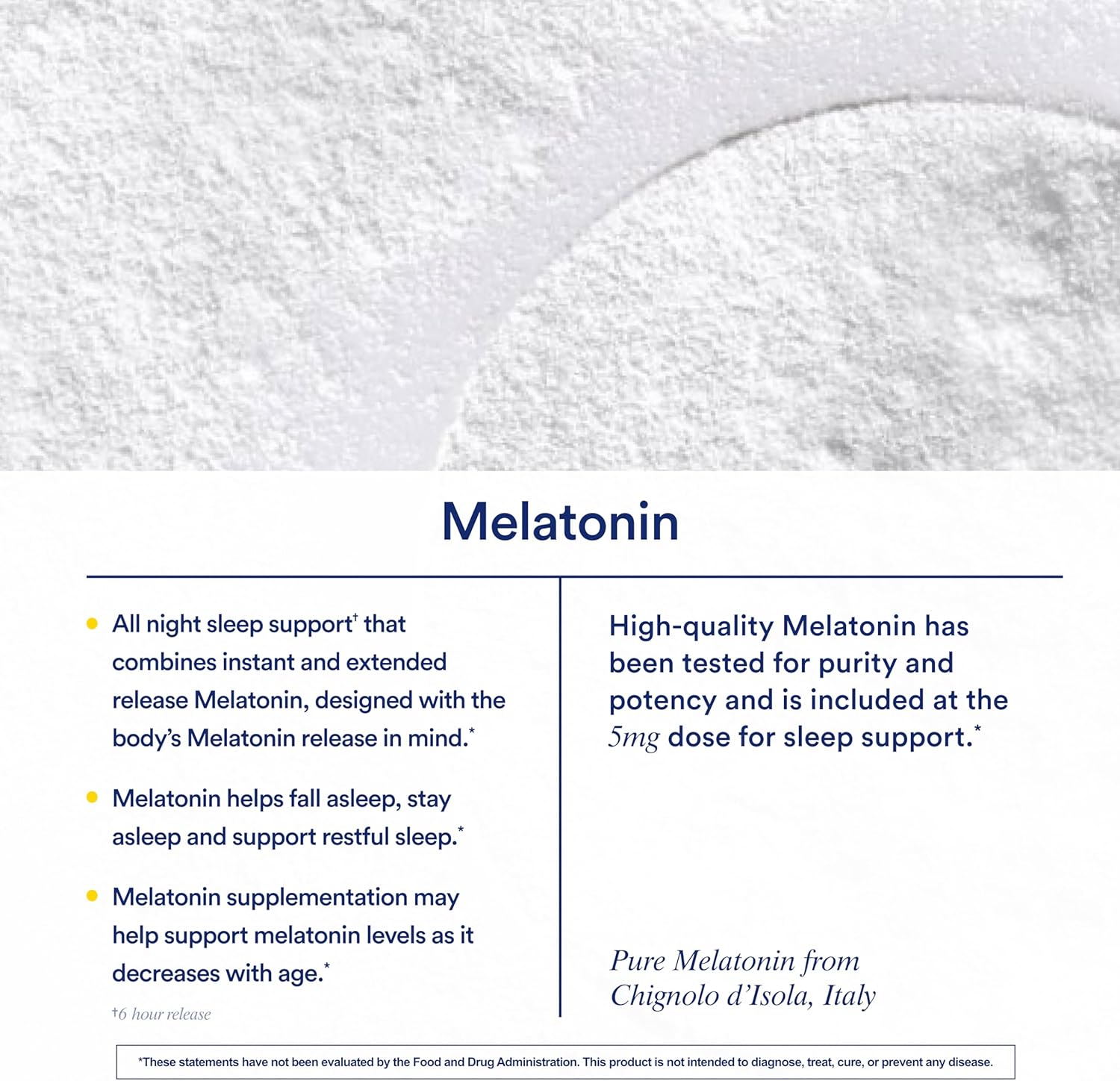 Ritual Sleep BioSeries Melatonina ayuda para dormir para adultos, suplemento para dormir con cápsulas liberadas por el tiempo, vitaminas para dormir