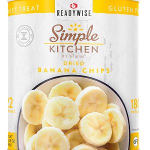 READYWISE – Chips de plátano secos Simple Kitchen, 22 porciones, vegano, sin gluten, aperitivos de frutas, papas fritas, alimentos enlatados, READYWISE – Chips de plátano secos Simple Kitchen, 22 porciones, vegano, sin gluten, aperitivos de frutas, papas fritas, alimentos enlatados,