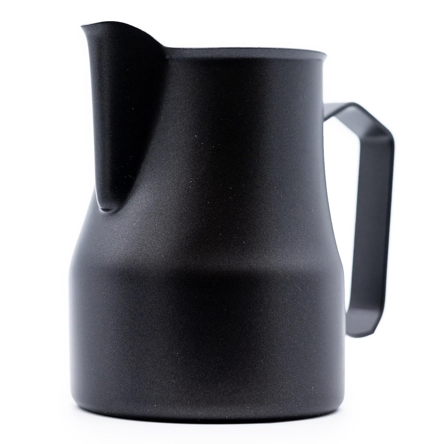 Evergreen Café  Accesorios para café expreso  Jarra de leche Precision Latte Art, 16 onzas, acero inoxidable de grado comercial, jarra de espuma de