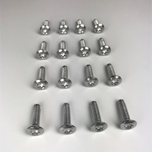 Tornillos Torx para puerta y capó de acero inoxidable de 16 unidades compatibles con modelos Jeep Wrangler JK 2007 a 2018 Tornillos Torx para puerta y capó de acero inoxidable de 16 unidades compatibles con modelos Jeep Wrangler JK 2007 a 2018