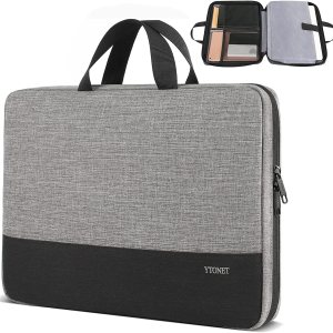 Ytonet Funda para laptop de 17 a 17.3 pulgadas, funda delgada resistente al agua TSA para laptop con asa, funda protectora duradera compatible con Ytonet Funda para laptop de 17 a 17.3 pulgadas, funda delgada resistente al agua TSA para laptop con asa, funda protectora duradera compatible con
