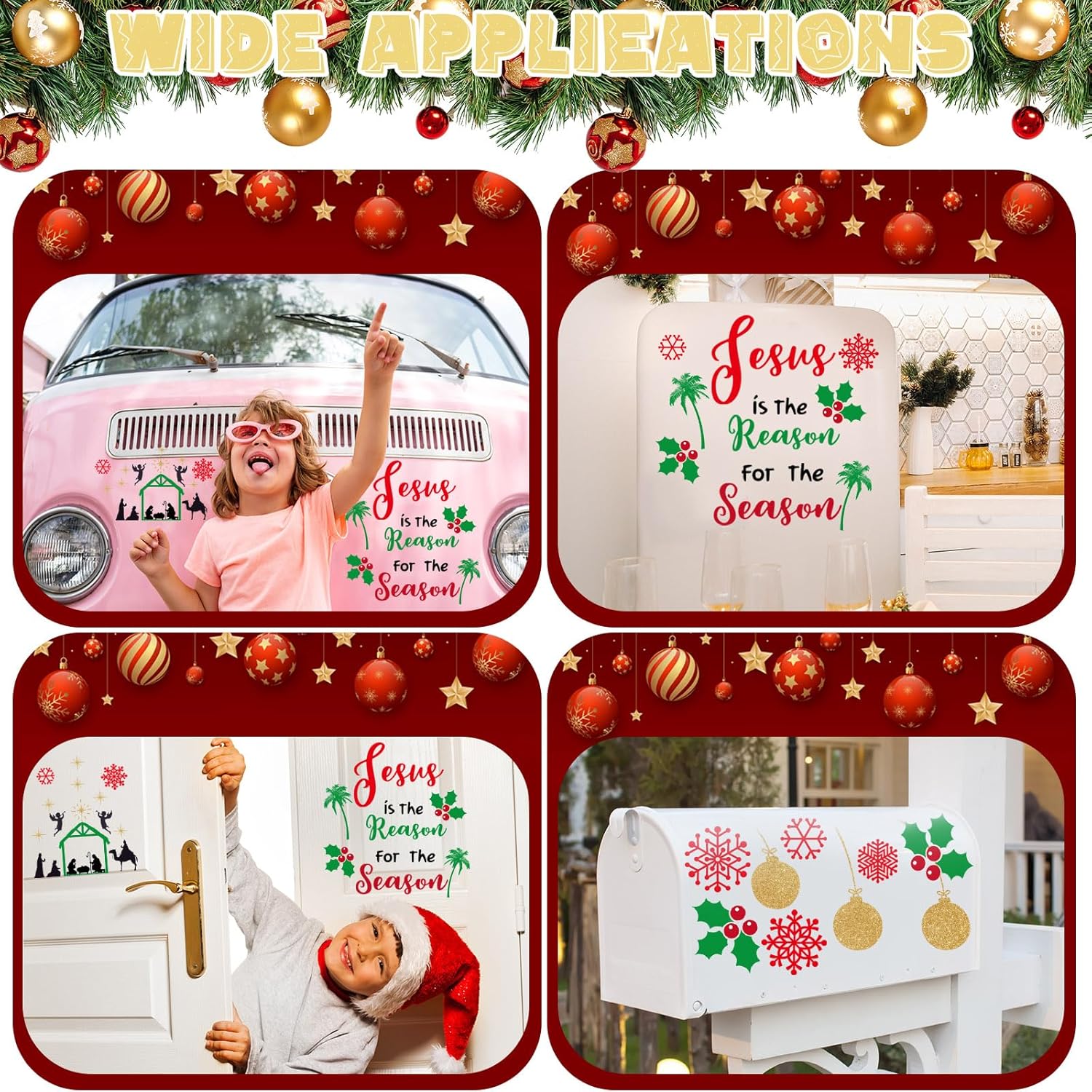 30 piezas de imán de Navidad para puerta de garaje, decoración de Navidad con muñeco de nieve, copo de nieve, Papá Noel, decoraciones de garaje para