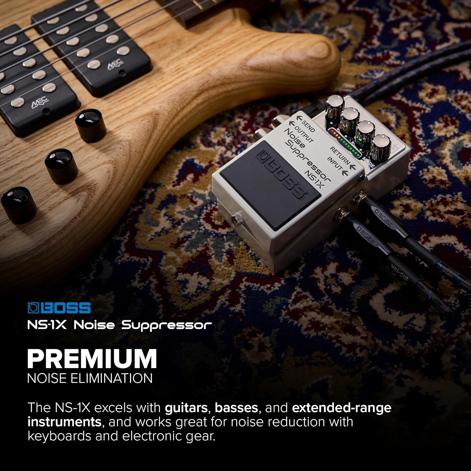 Boss Pedal supresor de ruido NS-1X