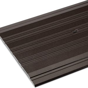 Umbral de aluminio estriado de 6 “x 14”, aluminio (4 pies) bronce oscuro Umbral de aluminio estriado de 6 “x 14”, aluminio (4 pies) bronce oscuro