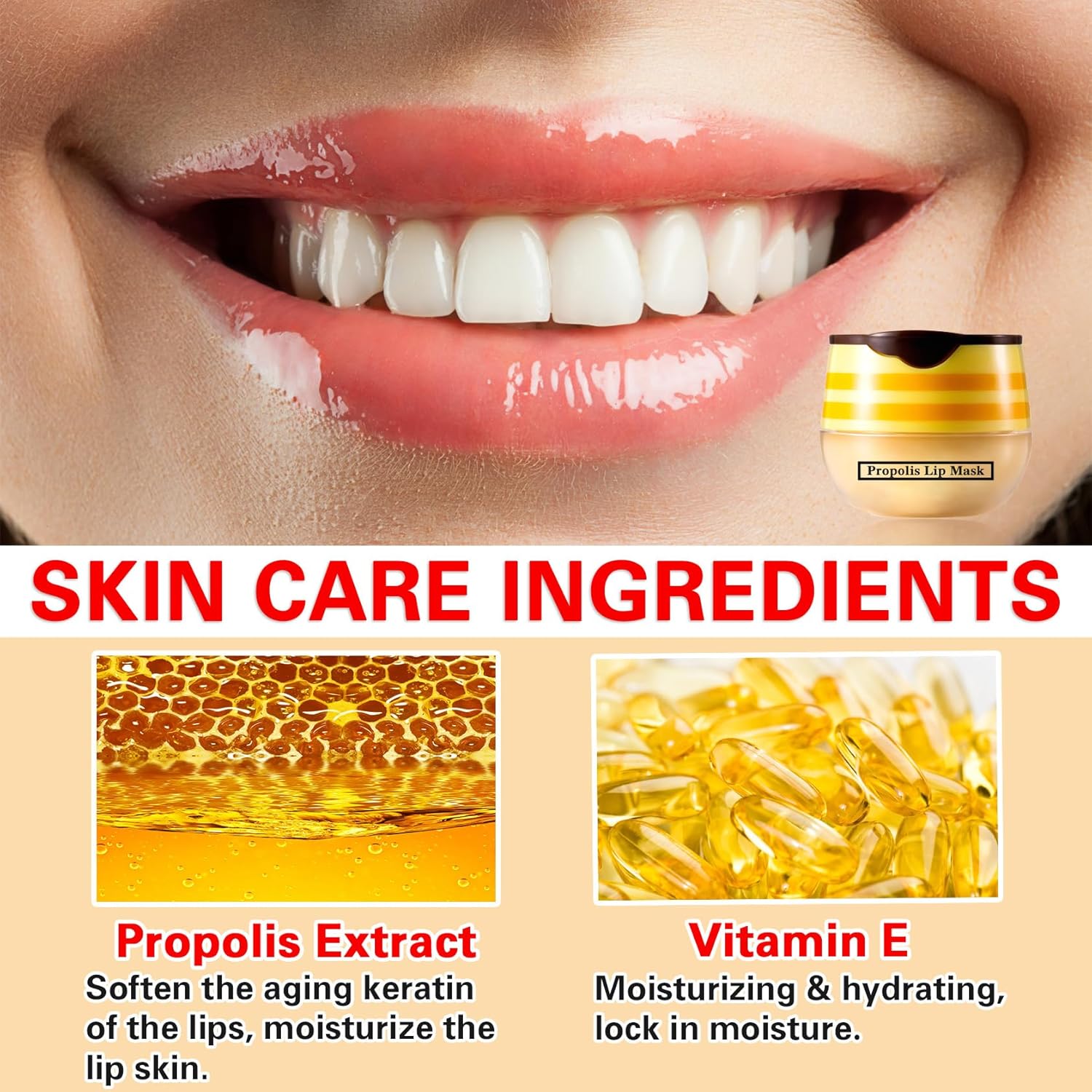 2 unidades de bálsamo labial de fresa, máscara de labios para dormir, exfoliante hidratante que evita las líneas de los labios diluidas secas y