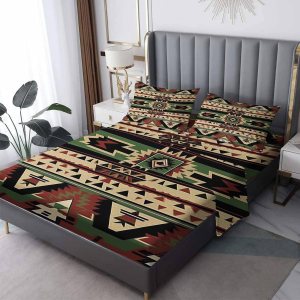 Juego de sábanas tamaño individual XL, sábanas aztecas, sábanas y fundas de almohada de nativos americanos, microfibra suave, bolsillo profundo y Juego de sábanas tamaño individual XL, sábanas aztecas, sábanas y fundas de almohada de nativos americanos, microfibra suave, bolsillo profundo y