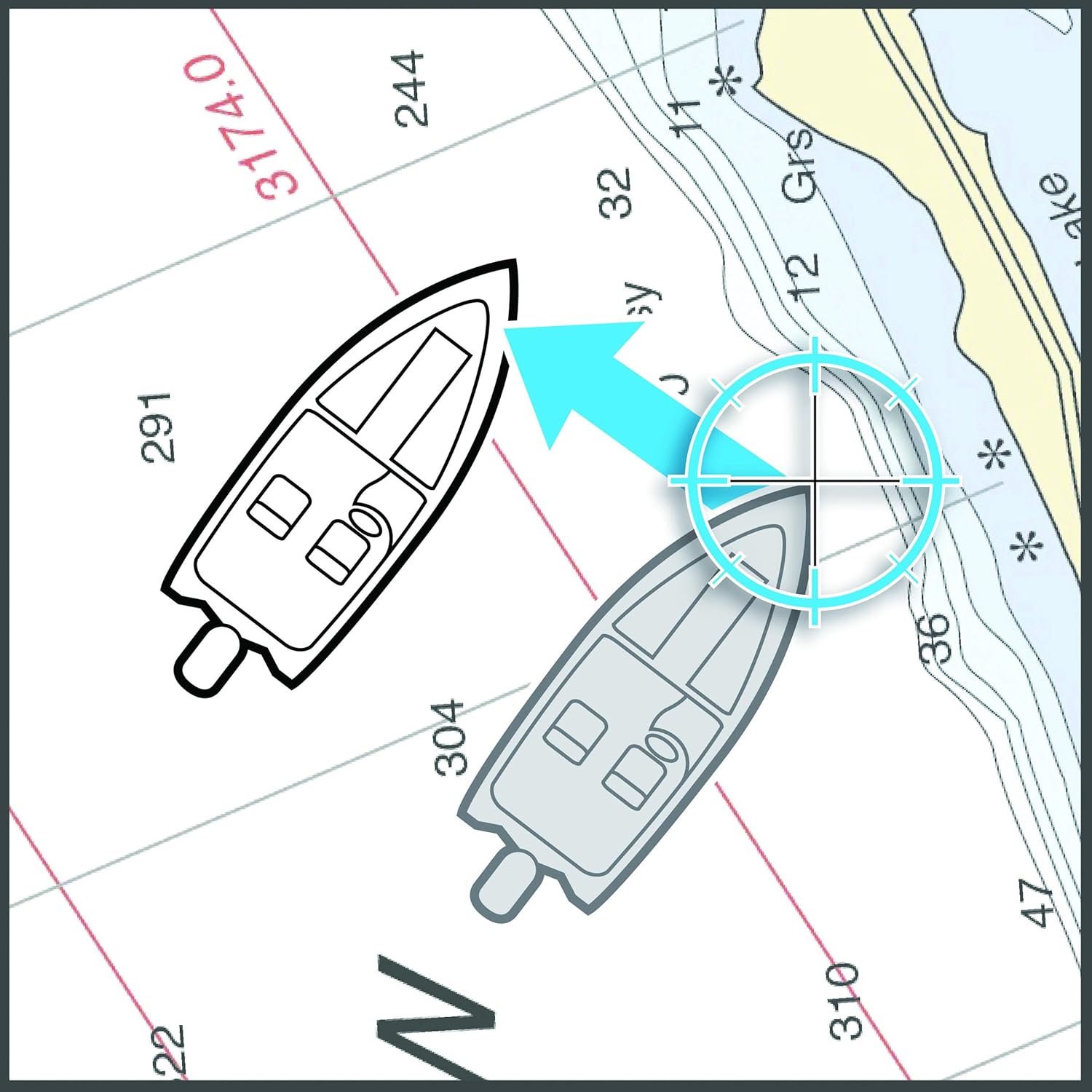 MotorGuide 8M0092085 Kit de pasarela GPS Pinpoint serie Xi – Para motores de arrastre Xi3 y Xi5 – Integración GPS Sonar – Conector T, negro