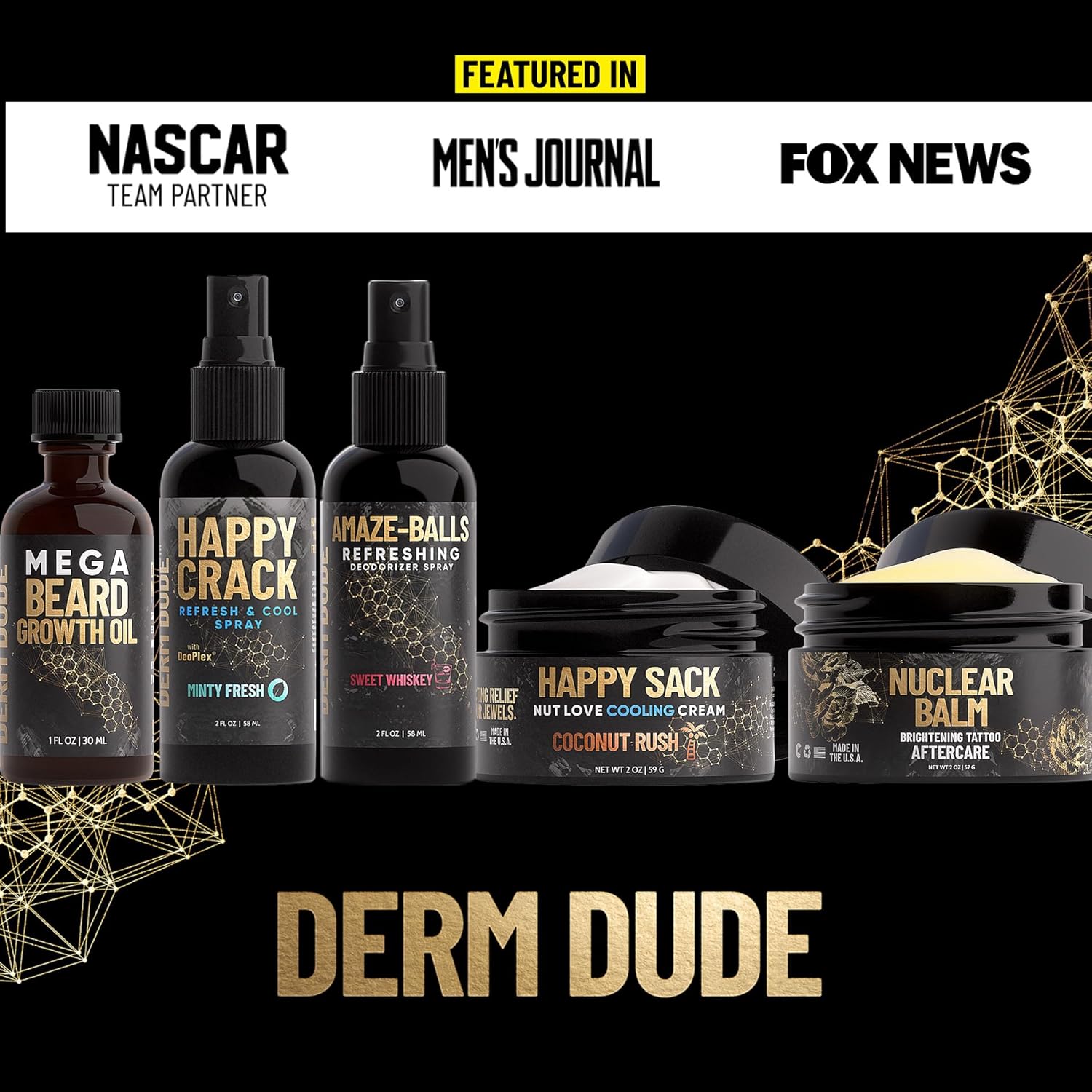 Derm Dude Happy Sack Nut Love – Crema refrescante antirozaduras, desodorante refrescante de bolas para hombres, desodorante de bolas para hombres,