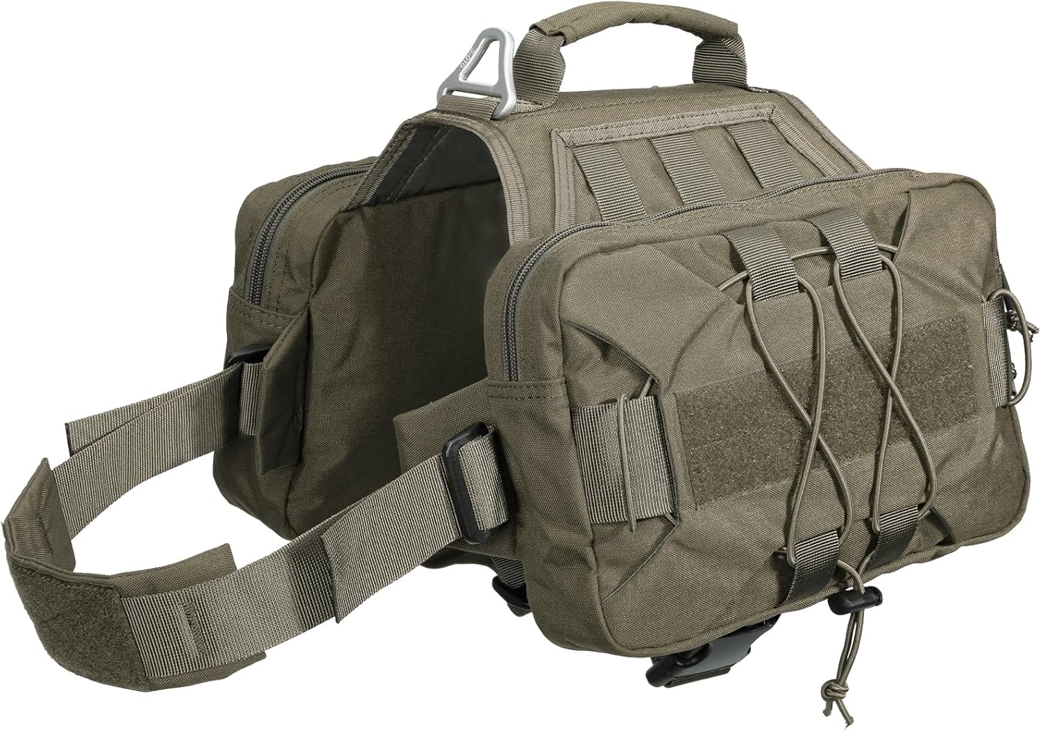 EXCELLENT ELITE SPANKER Paquete de mochila para perros, mochila para camping, senderismo, perro mediano y grande con 2 bolsillos laterales