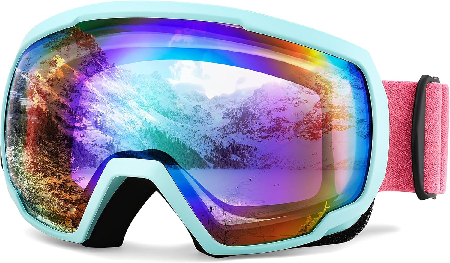 FEISEDY Gafas OTG  Gafas de motocicletaesquímoto de nieve para hombres, mujeres y jóvenes  100% protección UV B2960
