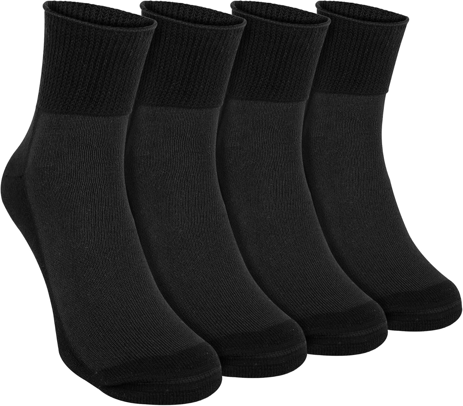 Calcetines de tobillo para diabéticos para pies hinchados, calcetines de bambú cortos extra anchos