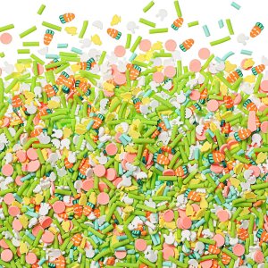 Tigeen Gránulos falsos de Pascua de 10.58 oz de arcilla polimérica, chispas de polímero de arcilla suave, mezclas de Pascua, suministros para hacer Tigeen Gránulos falsos de Pascua de 10.58 oz de arcilla polimérica, chispas de polímero de arcilla suave, mezclas de Pascua, suministros para hacer