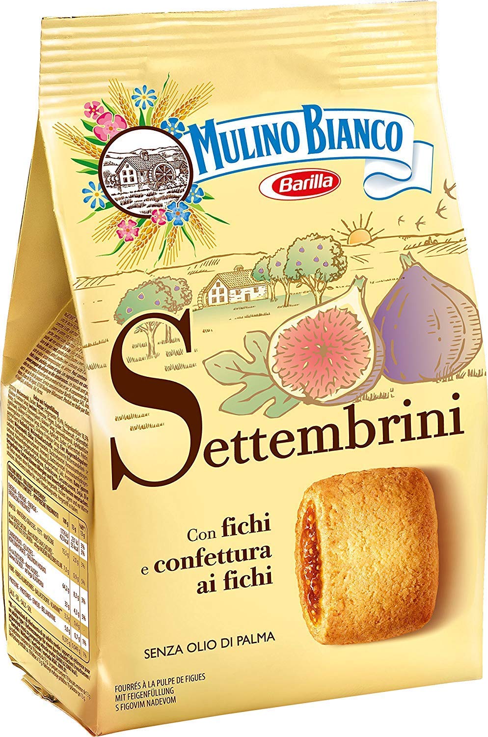 Mulino Bianco Galletas de Higos Settembrini 8.82 oz