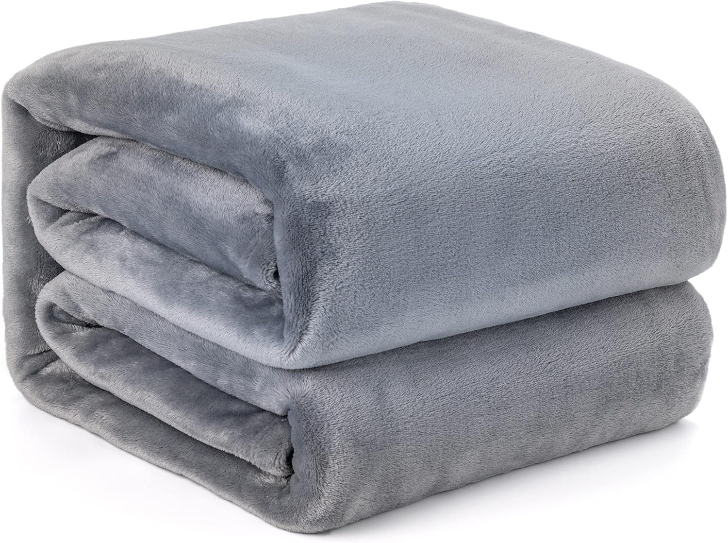 Manta de franela de felpa, acogedora, cálida, cómoda, suave, para otoño, para sofá, silla, cama, campamento y viajes, tamaño de la manta (gris