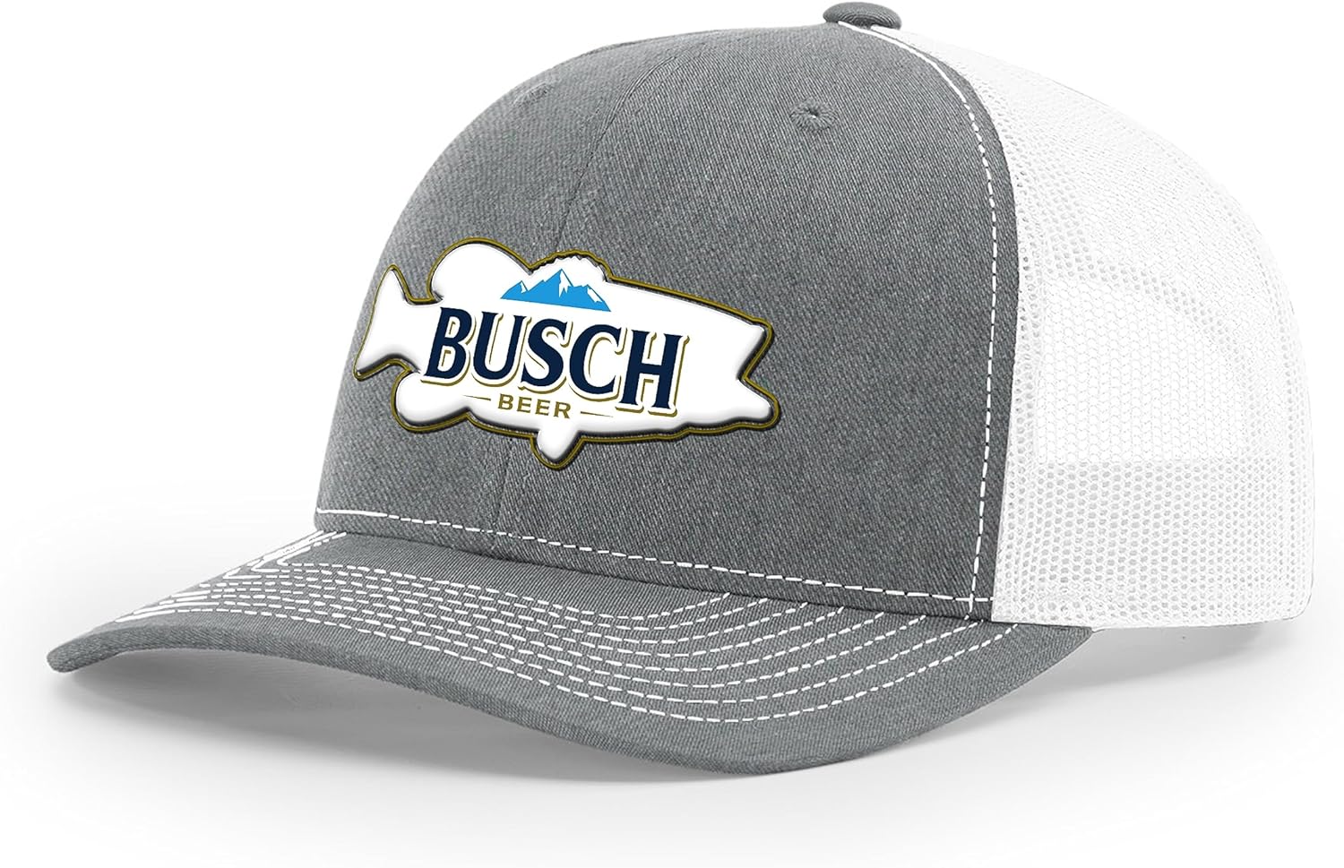 theCHIVE Busch Light Logo Fishing Snapback Hat One Size Fits All